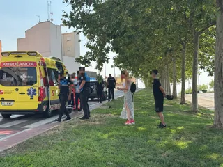 Atropello en Salamanca, en la salida a Villamayor por Pizarrales