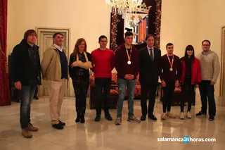 Carbayo recibe a los galardonados en Spainskills4
