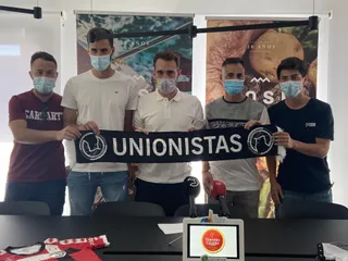 Berti, Jesús de Miguel, Guti, Juanlu y Pitu Doncel durante la presentación