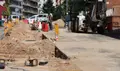 Obras En La Ciudad De Salamanca. Imagen De Archivo