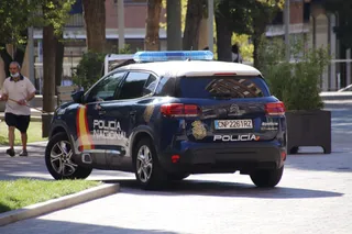 Coche de policía Nacional. Foto de archivo