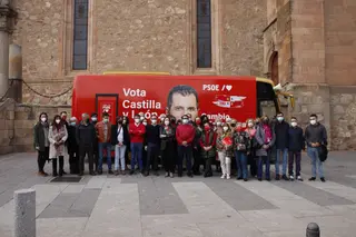 Cierre de campaña del PSOE de Salamanca | Foto: Andrea M.