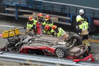 Gravísimo accidente en la A66, dirección Mozárbez (1)
