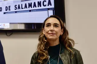 Presentación de la gerente del Complejo Asistencial Universitario de Salamanca, Carmen Rodriguez. ICAL