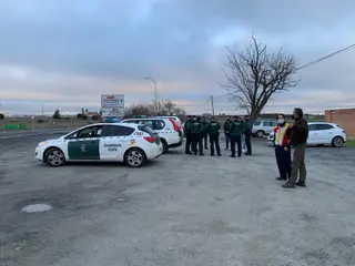Varias patrullas de la Guardia Civil se unen a la búsqueda del joven desaparecido en Paradinas de San Juan