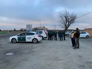 Varias patrullas de la Guardia Civil se unen a la búsqueda del joven desaparecido en Paradinas de San Juan