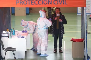 Inicio de las pruebas del coronavirus por el cribado masivo en la Universidad de Salamanca