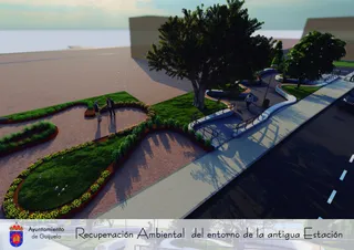 La antigua estación de Guijuelo se convertirá en un parking público y una zona de ocio y paseo