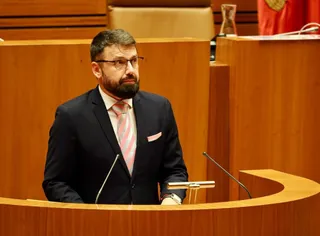 El procurador de Unión del Pueblo Leonés (UPL) José Ramón García (1)