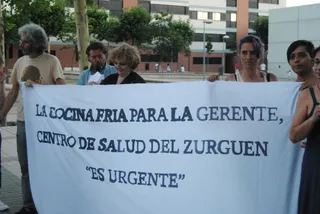 Manifestación por el centro de salud del Zurguén. Foto de archivo