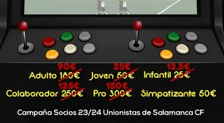 Unionistas abre su campaña de socios de media temporada bajo el lema ‘Contigo nos pasamos el juego’. Foto @UnionistasCF