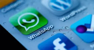 Aplicación de WhatsApp en un móvil. Foto de EP
