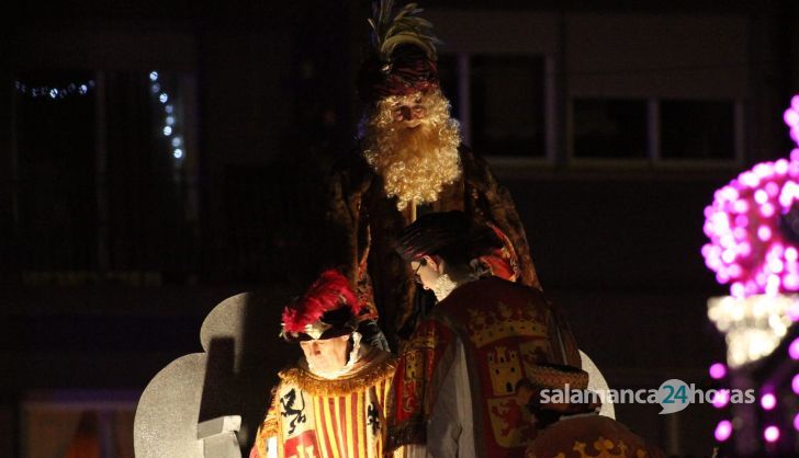 Gaspar, en la Cabalgata de Reyes de 2025 en Salamanca | FOTO MÍKEL ANTÚNEZ