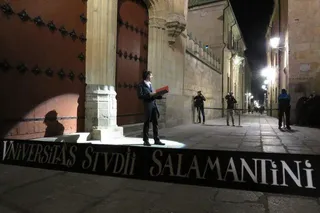 Inauguración de la restauración de la fachada histórica de la USAL