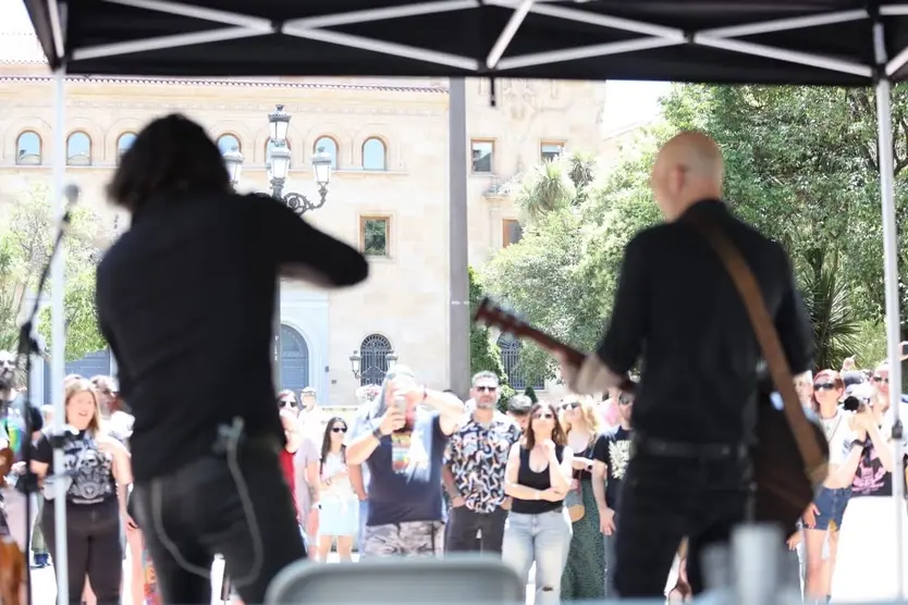 Concierto De Carlos Escobedo En La Plaza De Los Bandos Ayuntamiento De Salamanca