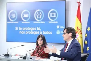 Salvador Illa y Carolina Darias