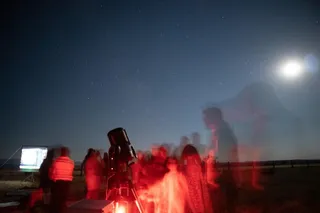 Observación astronómica organizada por Astróbriga | Foto: Mateo García Jerez