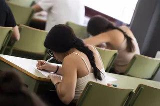 Alumnos de la ESO en clase. Foto EP