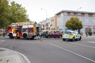 Accidente en el cruce de la calle Astorga con Villalpando
