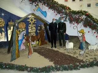 Santa Marta apuesta por la Navidad más tradicional con un belén artesanal de madera
