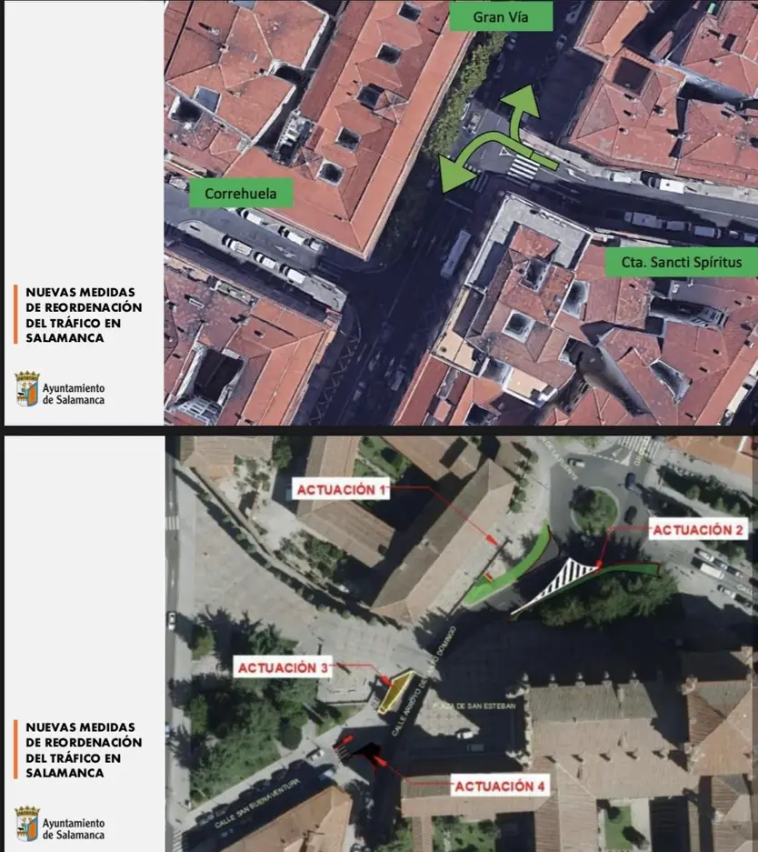 El Ayuntamiento llevará a cabo una reordenación del tráfico en varias calles de Salamanca