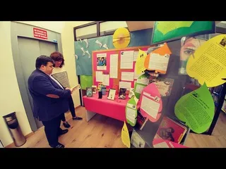 Expo Día del libro biblioteca Santa Marta