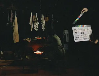 Rodaje del cortometraje salmantino 'Los ojitos verdes'