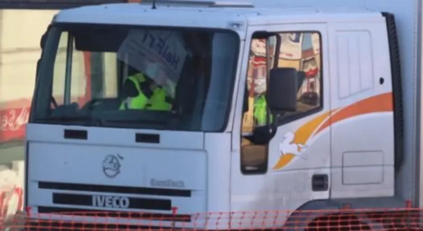 El camión de la DGT, en Salamanca