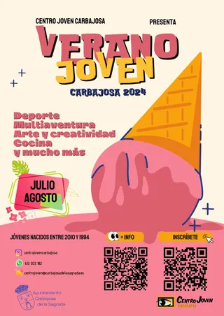 CARTEL VERANO JOVEN 2024