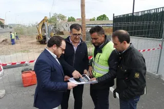 Inicio de las obras de los aparcamientos en la avenida Agustinos Recoletos