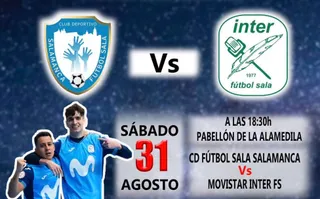 El Inter Movistar se enfrentará el Fútbol Sala Salamanca el próximo 31 de agosto
