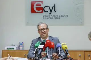Consejero de industria, comercio y empleo, Mariano Veganzones. Foto ICAL