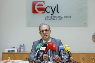 Consejero de industria, comercio y empleo, Mariano Veganzones. Foto ICAL