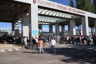 Colas a la entrada en Salamaq 2024