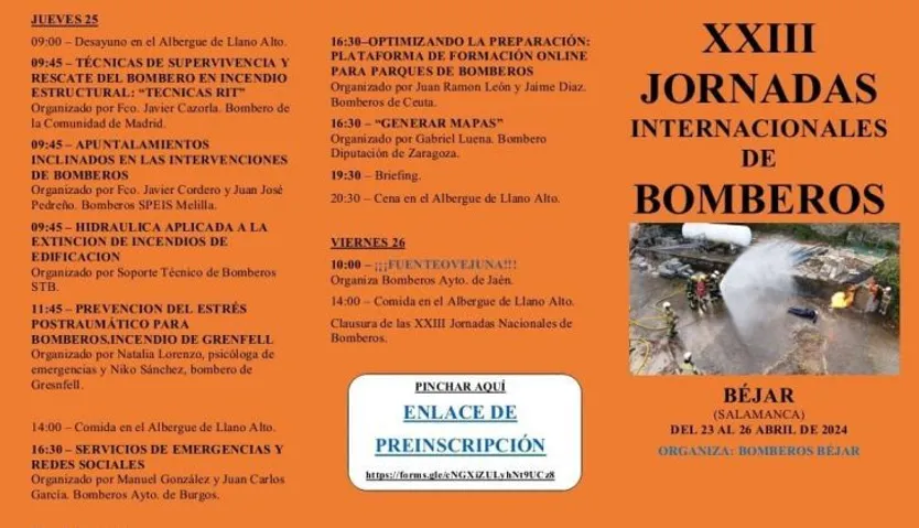 Jornadas de Bomberos en Béjar