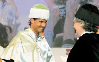 Rafa Nadal siendo investido doctor 'honoris causa' por la Universidad Europea | Europa Press Entertainment