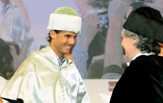 Rafa Nadal siendo investido doctor 'honoris causa' por la Universidad Europea | Europa Press Entertainment