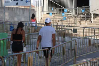 Vacunación masiva en el Multiusos Sánchez Paraíso en Salamanca