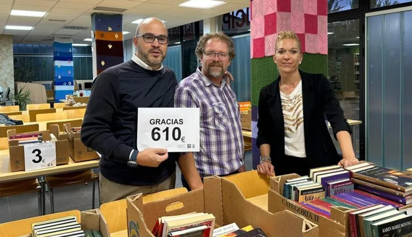 Recaudación mercadillo de libros Biblioteca de Villamayor