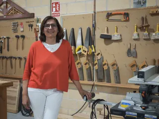 Gemma Raquel Cascón Escudero, premiada en la Feria del Talento, en el taller del CEFOL