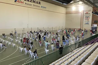 Unos 850 jóvenes y adolescentes entre 12 y 17 años se han vacunado este jueves en Peñaranda