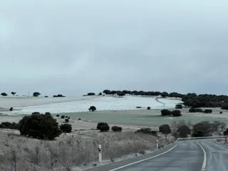 La borrasca Ingrid deja estampas blancas en Salamanca | Salamanca24horas