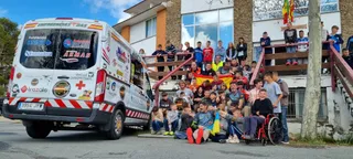 Niños ucranianos en Armenteros