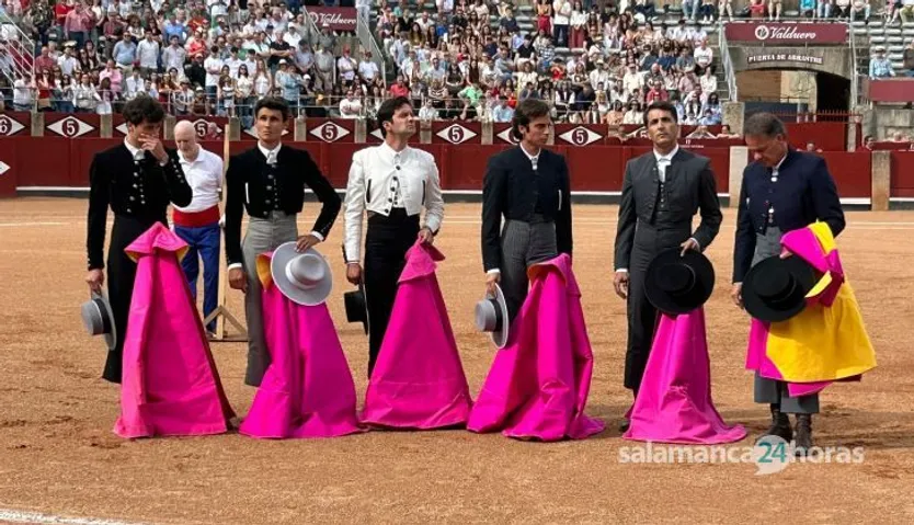 Clase magistral taurina por San Juan de Sahagún en Salamanca: imágenes del festejo