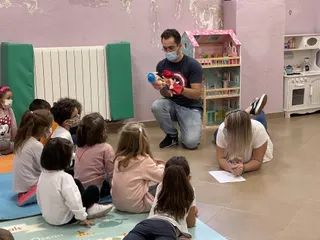 Taller de igualdad en la Ludoteca de Guijuelo
