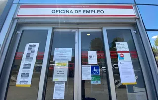 Entrada a una oficina del SEPE