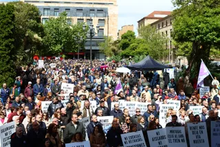Protesta del 10 de mayo por unas mejores conexiones ferroviarias en Salamanca | Mateo G.J.