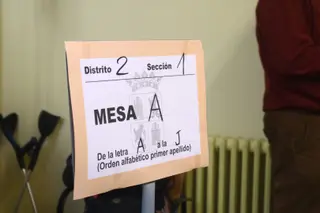 Mesa electoral, votaciones, elecciones, comicios, votar | Mateo G. J.