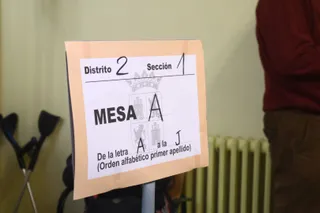 Mesa electoral, votaciones, elecciones, comicios, votar | Mateo G. J.