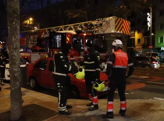 Bomberos. Foto de archivo